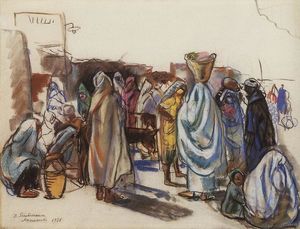 市场。马拉喀什