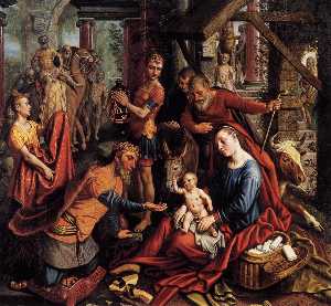 Triptych with the Adoration of the Magi (central panel)
