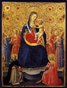 madonna col bambino con sts domenico e caterina di Alessandria