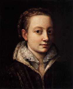 肖像 密涅瓦 Anguissola