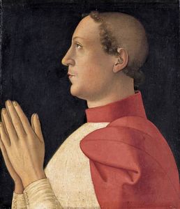 Portrait de profil du cardinal Philippe de Lévis