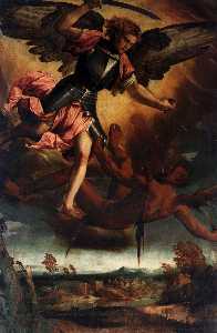 San Miguel Venciendo  el  diablo