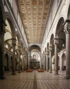 The nave of the church
