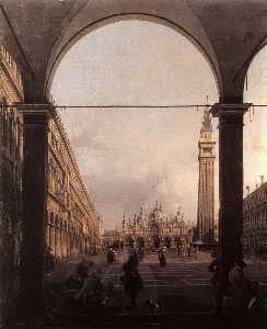 Piazza San Marco: Looking East from the North-West Corner