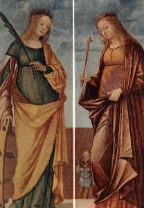 St Catherine of Alexandria and St Veneranda