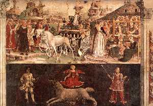 Allegorie von März : Triumph von Minerva
