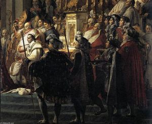 Consecration of the Emperor Napoleon I (detail)