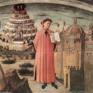 Dante Illumina Florenz mit seinem Poem (Detail)