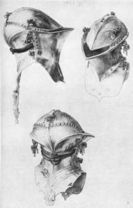 Side, Front, and Back View of a Helmet
