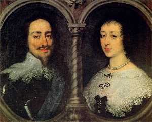 イングランドのチャールズ1世とフランスのヘンリエッタ