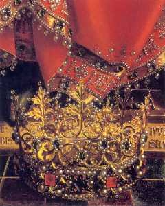 The Ghent Altarpiece: God Almighty (detail)
