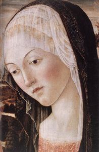 Madonna and Child with an Angel (detail)
