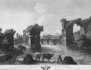 Ruinas del puente de Augusto en Narni