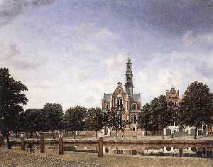 视图 西教堂 , 阿姆斯特丹