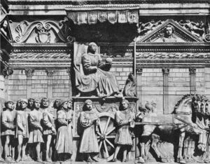 Alfonso de aragón en triunfo con su Grave ( detalle )