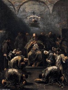 La oración de los monjes Penitentes