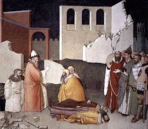 pope st Sylvester's Miracle ( détail )