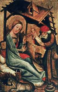 キリストの降誕 パネル  から  グラボー  祭壇画