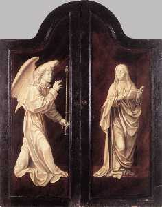 мадонна с младенцем святой екатерины и st Барбара ( закрытый )