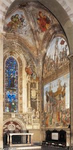 Veduta of gli affreschi nell inventario del null Cappella
