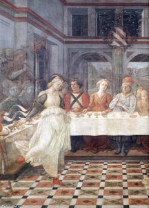 Banquete de Herodes (detalle)