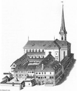 The Fraumünsterkirche in Zurich