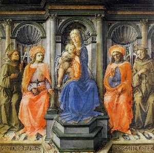 Madonna in trono con  santi