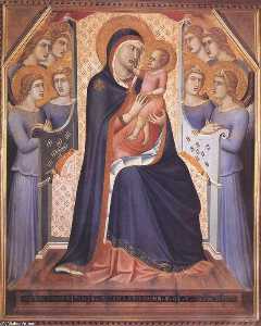Madonna in trono con  angeli