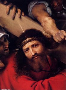 Cristo carregando a Cross Detalhe