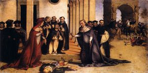 St Dominic Raises Napoleone Orsini