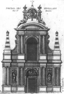 Portal der Kirche des Klosters Feuillants