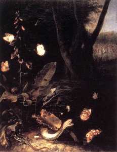 Still-life with Plants and Reptiles