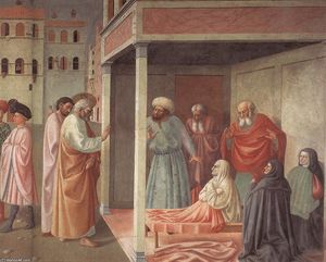 Healing of the Cripple and Raising of Tabatha (right view)