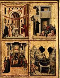 Die Heilige Cäcilie Altarbild  Ausschnitt