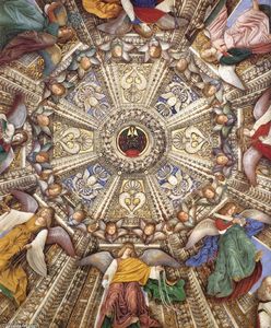 Voltigieren Dekoration der Sakristei von San Marco (Detail)