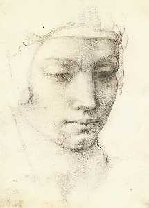 Голова женщины лицевая