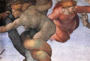 The Fall and Expulsion from Garden of Eden (detail)