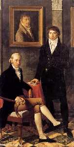 Portrait of François Wynckelman, François van der Donckt and Joseph Odevaere