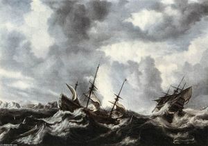 tempête sur à l marin