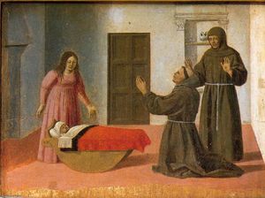 Polyptych of St Anthony: St Anthony Resurrects a Child