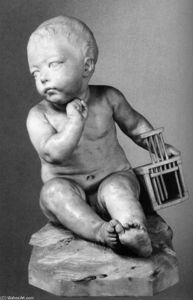 Infant mit einem Cage