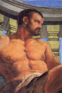 Omphale Punishing Hercules (detail)