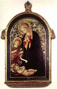 Adoration of the Child with the Young St John