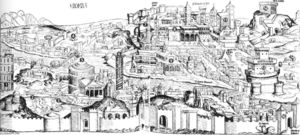 Cronache di Norimberga: Veduta di Roma