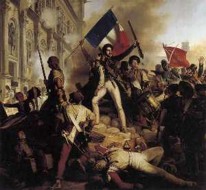 la bataille pour l hôtel de ville , 28 Juillet 1830