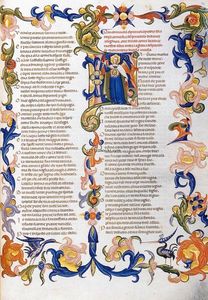 La Divina Comedia de Dante Alighieri (folio 54r)
