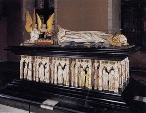 Grab of Philip der mutige , Herzog of Burgunder