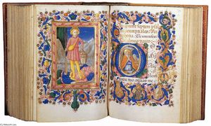 Buch of Stunden für den Verwendung of Rome ( Folianten 169v-170r )
