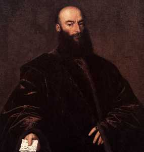 retrato de jacopo ( Giacomo ) Delfín ( detalle )