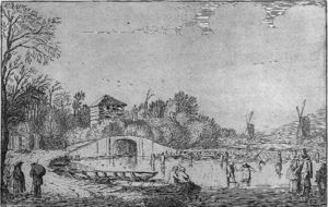 Skaters on a River